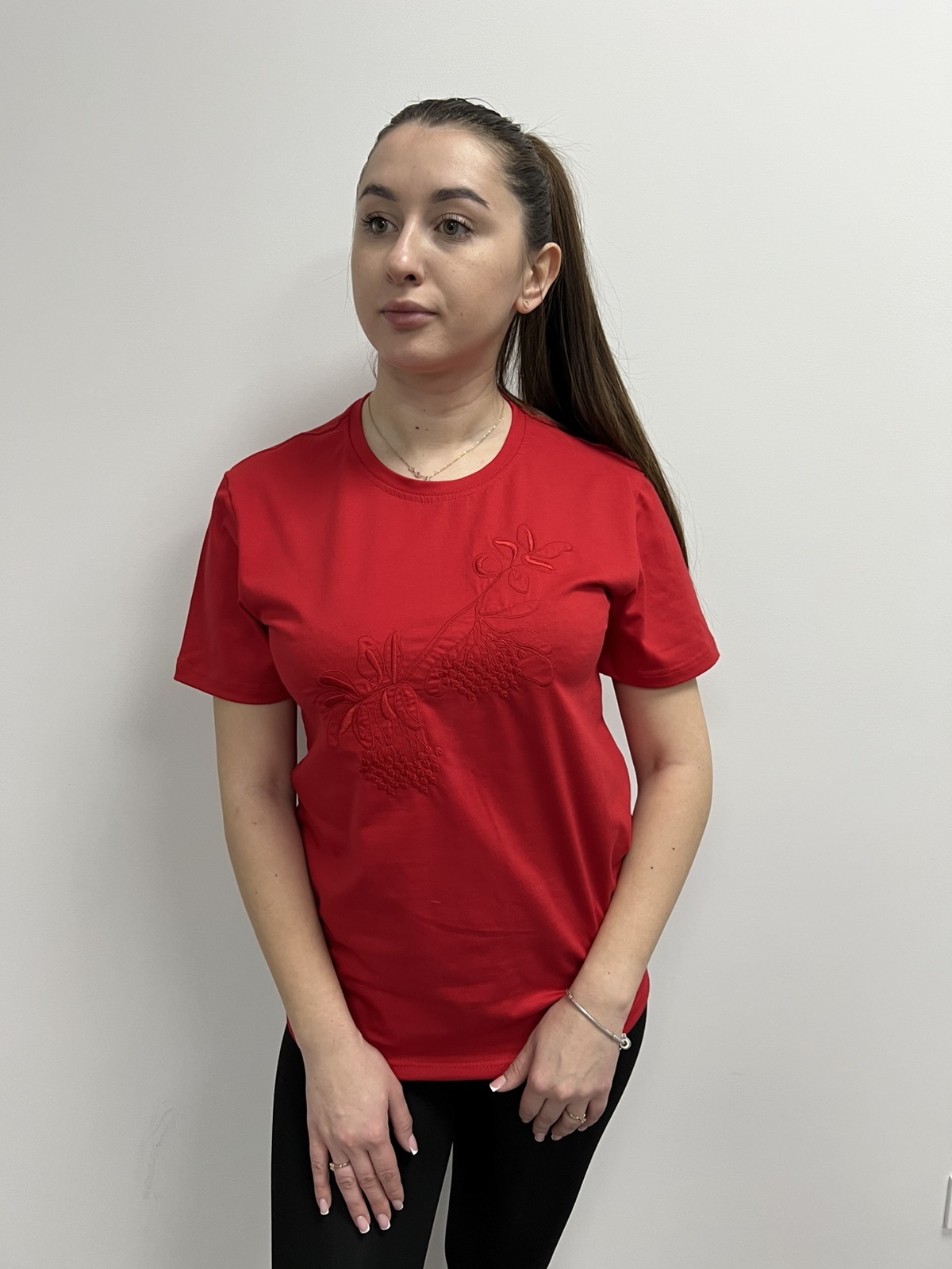Футболка з вишивкою класична преміум S - XL